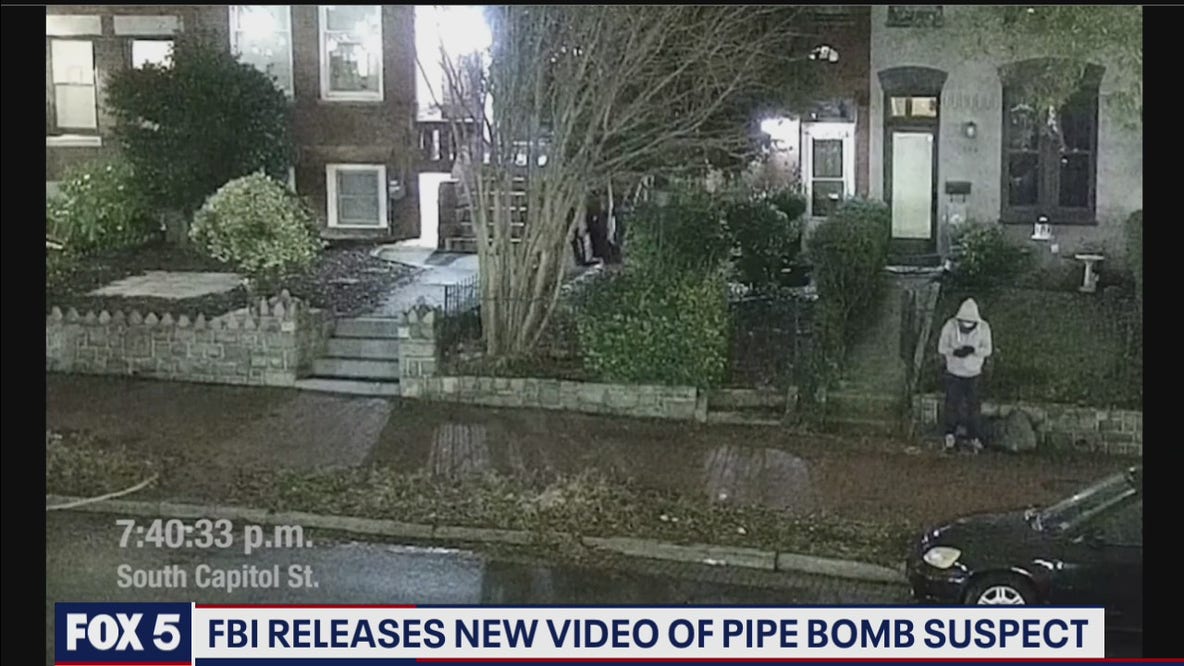 FBI releases new video of pipe bomb suspect